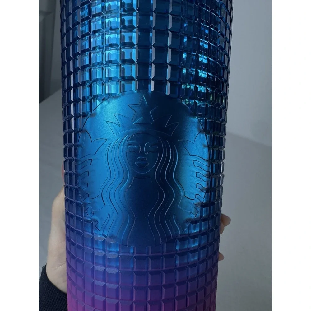 Tim Singleton X Starbucks 2023 Collab Rainbow Ombré Finish 24 Oz Coffee Tumbler